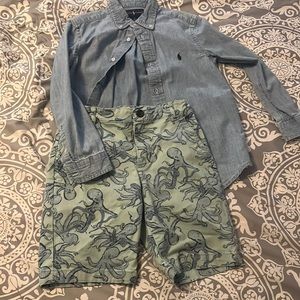 EUC Boys matching set RL Polo & Old Navy